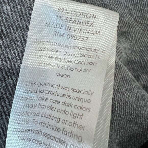 PacSun Stretch Crop Boot cut jeans high waist Black wash size 27 - Picture 12 of 16